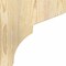 Ekena Millwork Monterey Rough Sawn Corbel, Douglas Fir, 6"W x 12"D x 12"H COR06X12X12MON00RDF - alternate 4